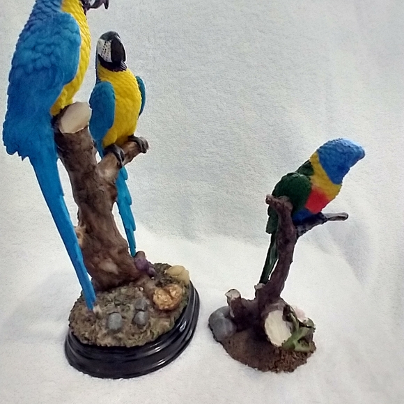 Colorful Parrot Figurine Set - Picture 2 of 8